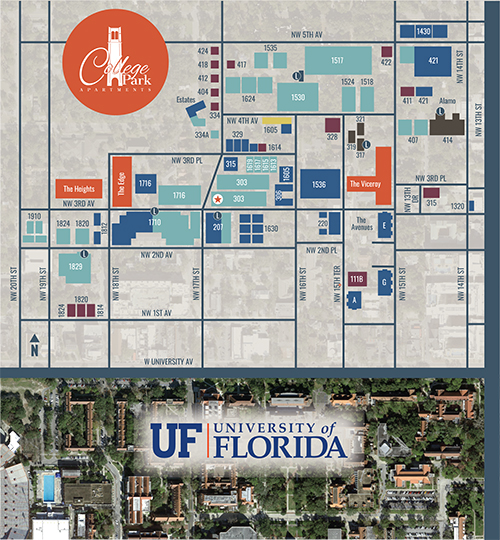 College Park at Midtown map.